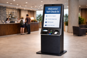 self check-in kiosk